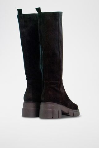 Nubuck Laarzen - Zwart