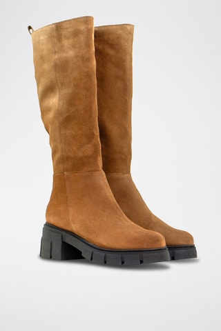 Nubuck Laarzen - Bruin