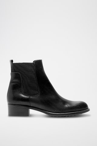 Splitleren Chelsea Boots   Zwart
