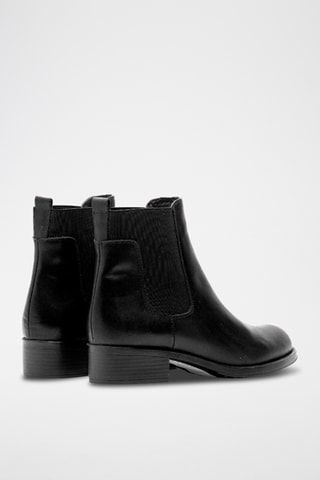 Splitleren Chelsea Boots   Zwart