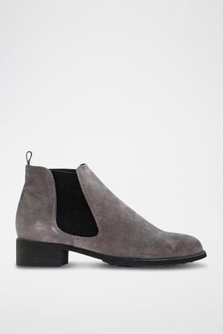 Nubuck Chelsea Boots - Lichtgrijs