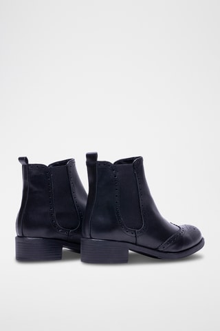 Leren Chelsea Boots - Marineblauw