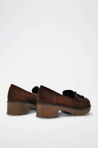 Nubuck Mocassins - Camel