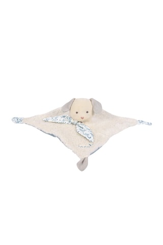 Peluche carré plat en coton biologique - Chien - Dès la naissance