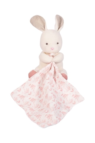 Peluche mouchoir en coton biologique - Lapin - Dès la naissance