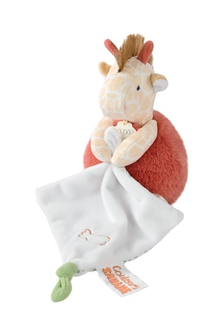 Peluche Pantin girafe avec doudou - Dès la naissance