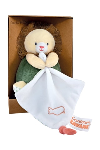 Peluche Pantin lion avec doudou - Dès la naissance