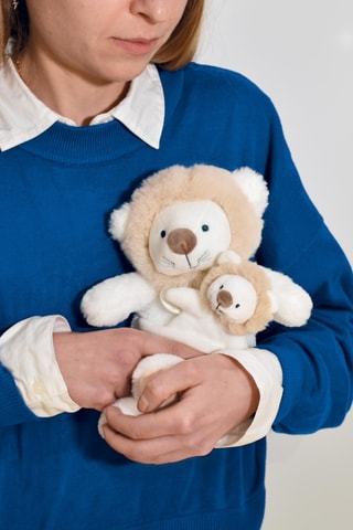 2 peluches lion Bébé et moi - Dès la naissance