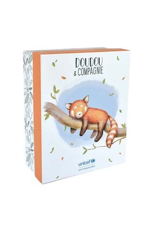 2 peluches panda roux Bébé et moi - Dès la naissance