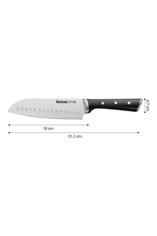 Couteau santoku en acier inoxydable Ingenio Ice Force - 18 cm