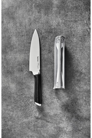 Couteau de chef et aiguiseur en acier inoxydable Ever Sharp - 16,5 cm