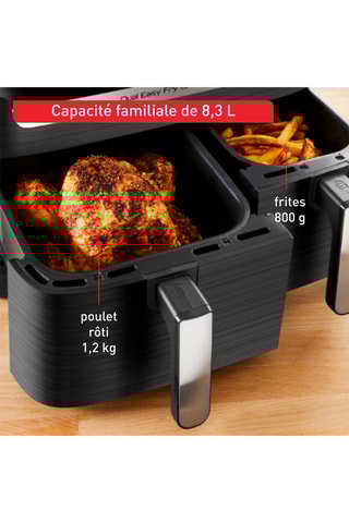 Air fryer double tiroir - 8,3 l