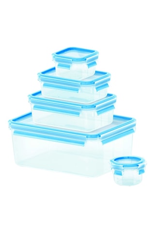 5 boites de conservation en plastique - 15 à 370 cl