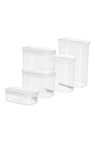 5 boites de conservation Optima - Transparent