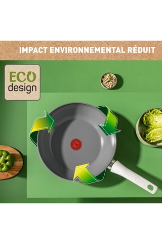 Wok revêtement céramique  Renew On - 28 cm - 3,67 l