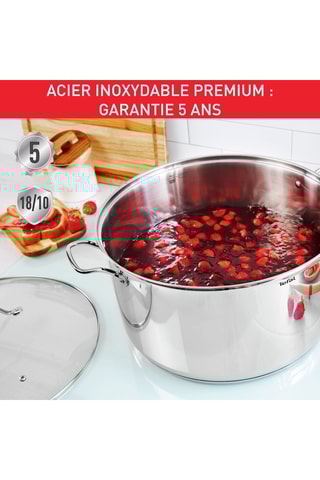 Marmite traiteur en acier inoxydable Intuition XL - 28 cm - 12 l