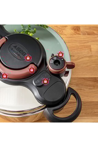 Cocotte-minute en acier inoxydable ClipsoMinut' Performance Pro - 6 l