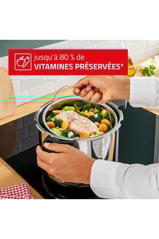 Cocotte-minute en acier inoxydable ClipsoMinut' Day by Day - 7,5 l