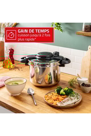 Cocotte-minute en acier inoxydable ClipsoMinut' Day by Day - 7,5 l