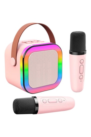 Speaker Karaoke TechKidz - 2 microfoons - Bluetooth