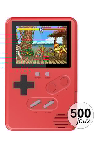 Inklapbare Emulatorconsole TechKidz - 500 Spellen - Slim