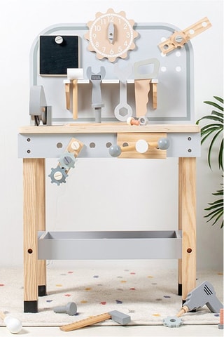 Werkbank TechKidz - Hout - Met accessoires