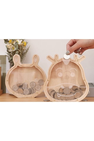 Spaarpot TechKidz - Hout - Vogel