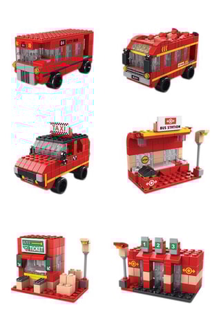 Bouwspel Techkidz - 6 In 1 - 1000 Bouwstenen