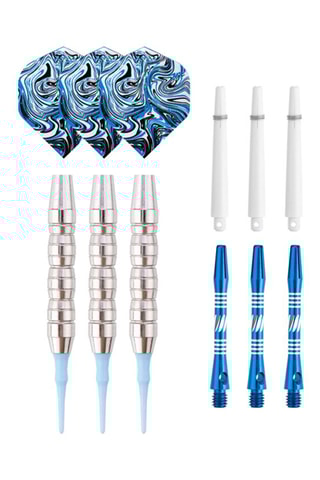 3 pijltjes De Faugères Kunststof Punt - 19 gr