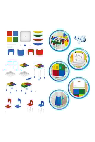 Bouwtafel Techkidz - Stoelen en Opberging