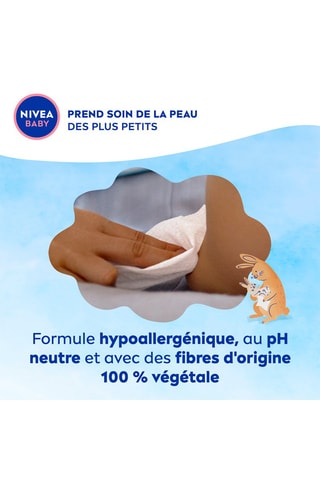 Lingettes bébé Pure Water - 57 lingettes