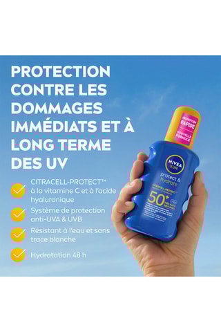 Spray lait solaire FPS 50+ Protect & Hydrate - 200 ml