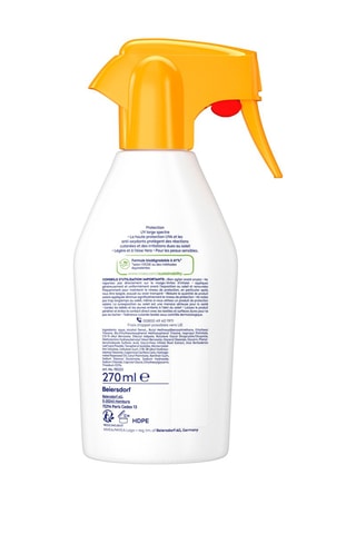 Pistolet solaire Sensitive Protection immédiate SPF50+ - Peau sensible - 270 ml