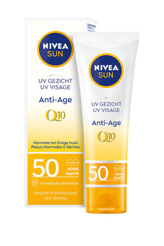 Crème UV visage anti-âge Q10 SPF 50 - 50 ml