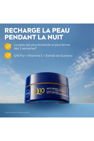 Soin nuit anti-rides Q10 Energy - 50 ml