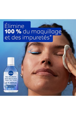 Eau micellaire démaquillante infusée au Sérum Panthenol - Peaux fatiguées et sensibles - 400 ml