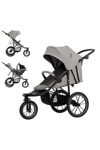 Poussette HELSI 2 - Dès la naissance - Jusqu'à 22 kg - Gris