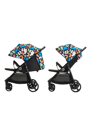 Poussette pliable Grande Plus - Dès la naissance - Jusqu'à 22 kg - Noir