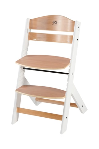 Chaise haute en hêtre ENOCK et coussin - Dès 6 mois - Jusqu'à 35 kg