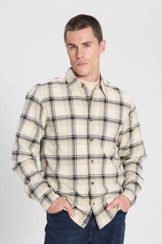 Overhemd Regular Fit - Beige