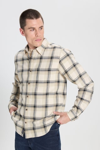 Overhemd Regular Fit - Beige