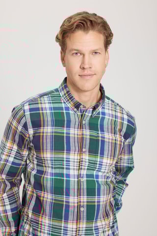 Overhemd Regular Fit - Groen