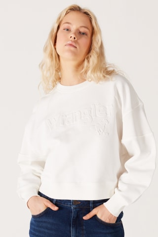 Sweater relaxed - Wit