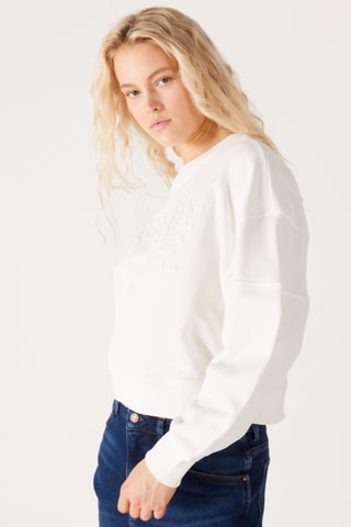 Sweater relaxed - Wit