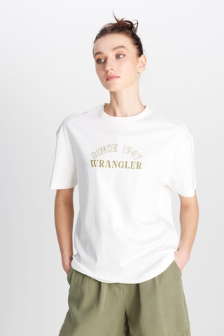 T-shirt regular - Wit