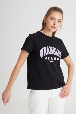 T-shirt regular - Zwart