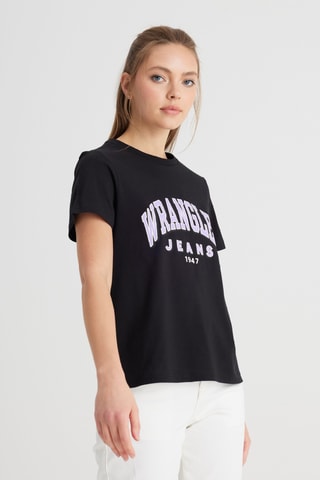 T-shirt regular - Zwart