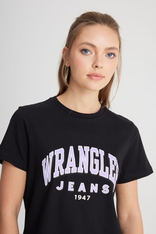T-shirt regular - Zwart