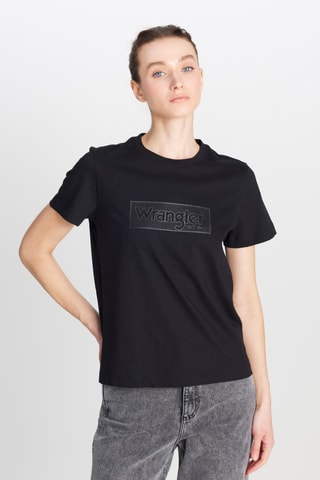 T-shirt regular - Zwart
