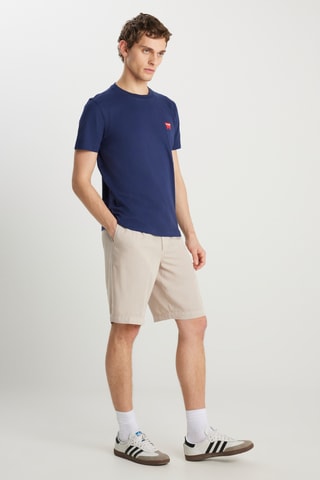 T-shirt regular - Marineblauw